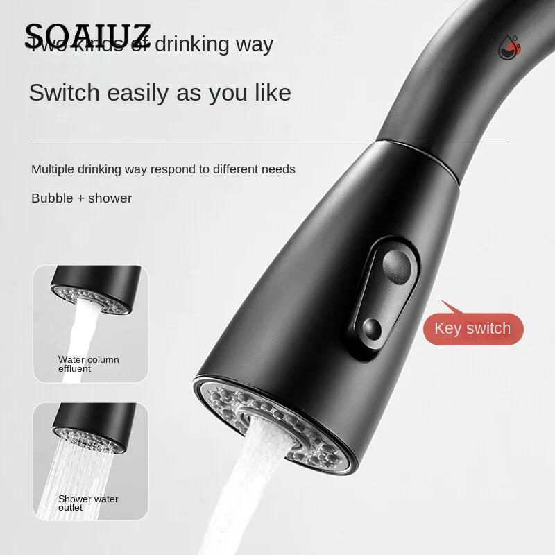 304 Edelstahl Küchenarmatur Einloch Ausziehbarer Auslauf Küchenspüle Mischbatterie Strahl Sprühkopf 360 Grad Drehung Armatur