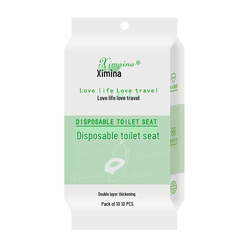 Waterproof Disposable Toilet Seat Cover - Travel & Hotel Essentials, Postpartum Use, Stain-Proof and Portable.