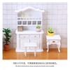 1:12 Scale Miniature Dollhouse Wooden Bookcase Display Cabinet Craft Collection Decor