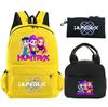 3Pcs/set Anime Demon Hunters Printed Backpack with Shoulder Bag Pencil Case for Student Boy Girl Schoolbag Large Capacity Waterproof Bookbag