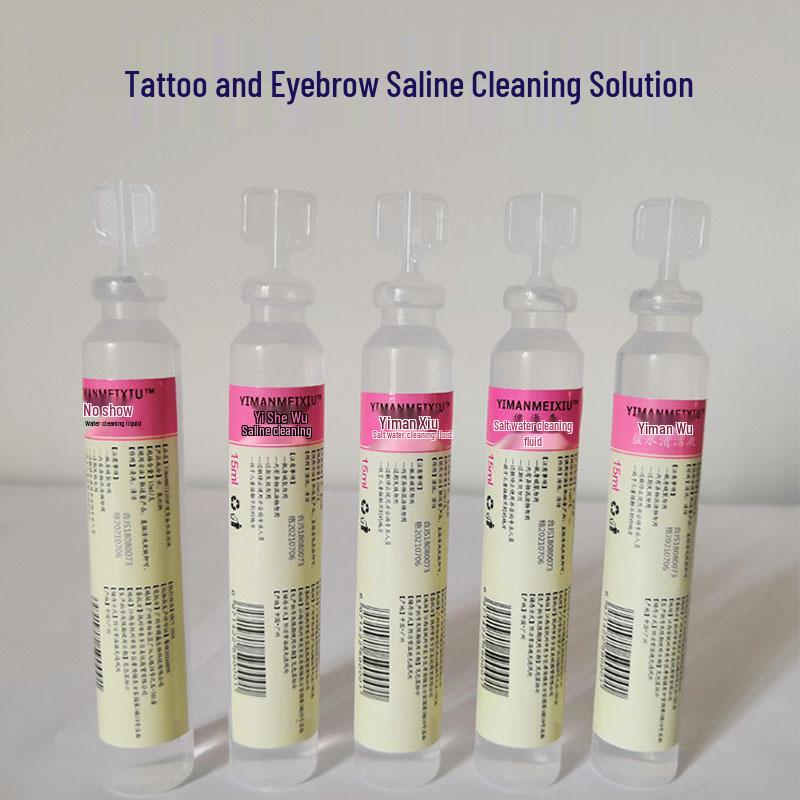 15ml Multi-use Saline Solution for Tattoo Aftercare, Contact Lenses, Face Masks, Nasal & Eye Wash