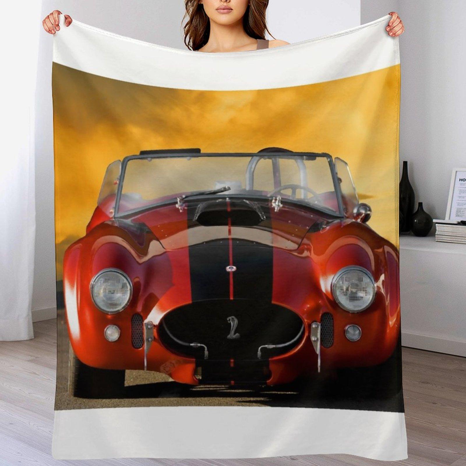 

1965 Superformance Cobra MKIII Throw Blanket Stain Resistant Cozy Warm Blanket 102x76cm(40x30in)