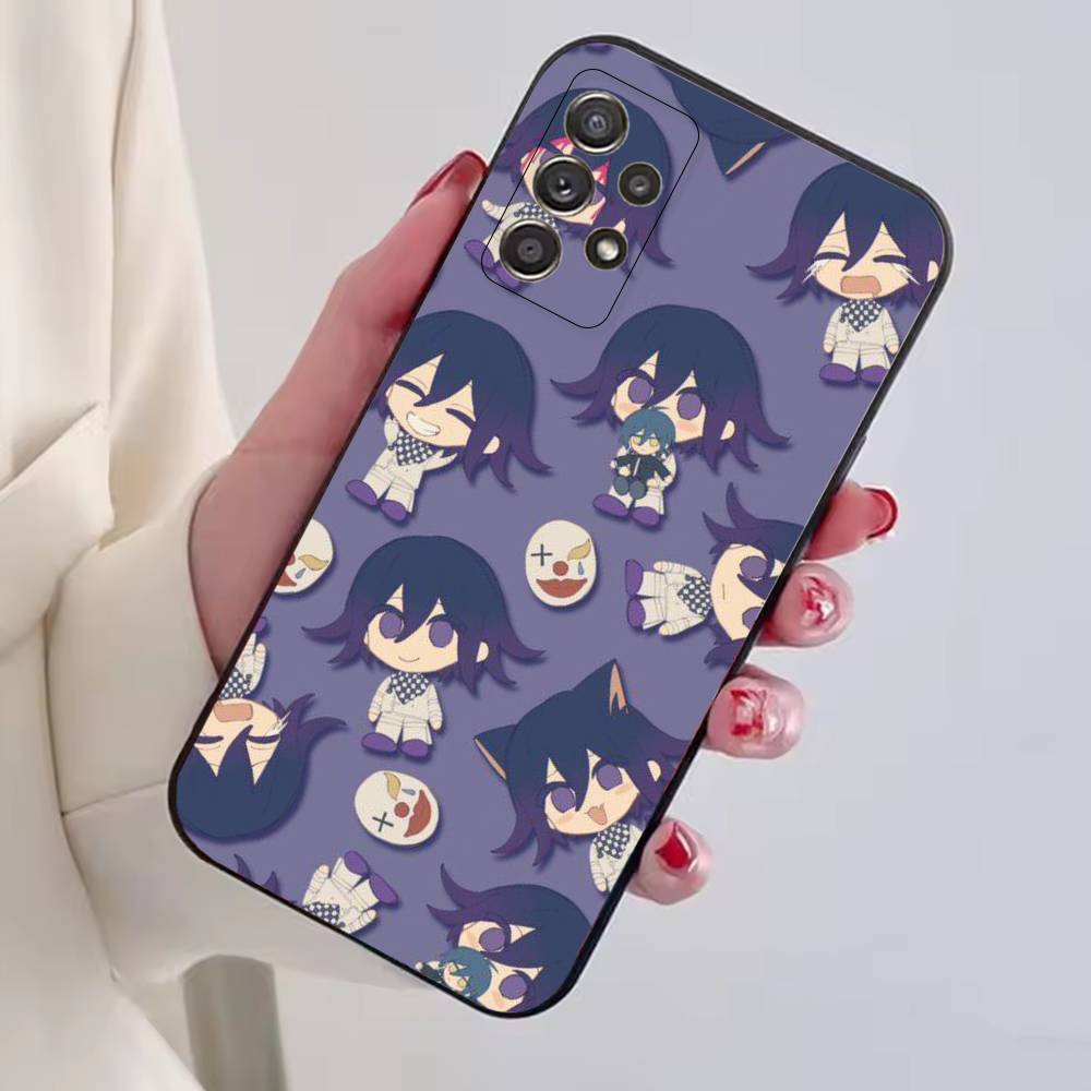 Kokichi Oma Game D-Danganronpa Phone Case For Samsung S25,S24,S21,S22,S23,S30,Ultra,S20,Plus,Fe,Soft Silicone Black Cover