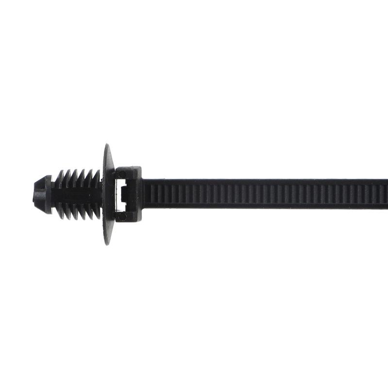 5x220mm Automotive Screw Head Zip Tie, 500 pcs/bag, Pack of 21