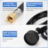 Professional Shampoo Bowl Sprayer Head Hose Kit Salon Hose Sprays Head Attachment for Salon, Barber Shop Enduring