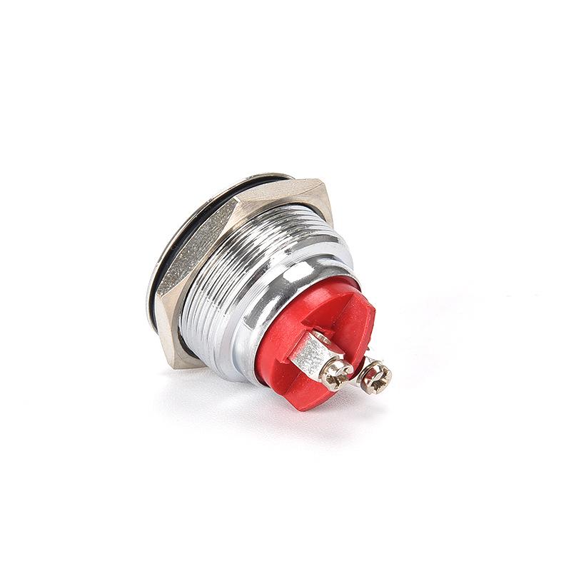 Waterproof LED Metal Indicator Light (6/8/12/16/22mm) with Wire Pin & Screw Foot for Power Equipment