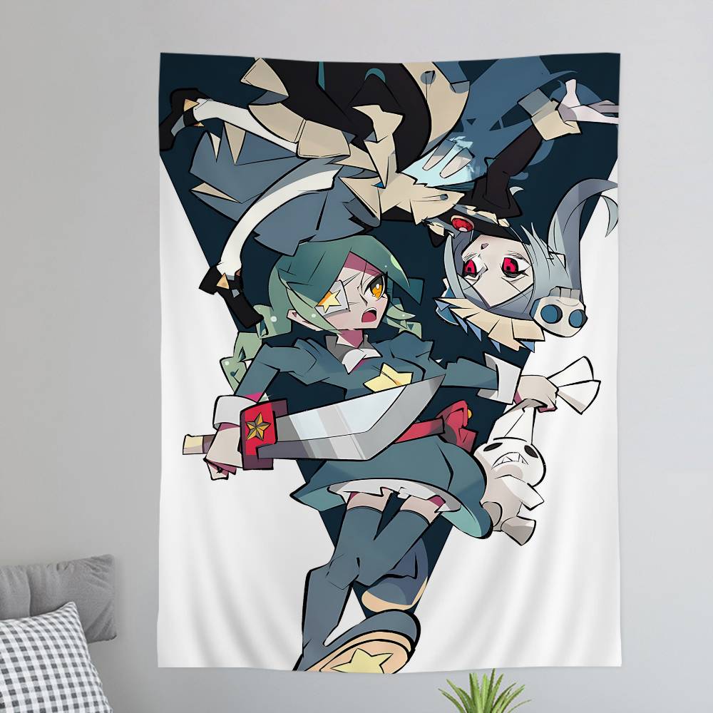 Game MMarie SkullGirls DIY Wall Tapestry for Living Room Home Dorm Decor Wall Art Decor