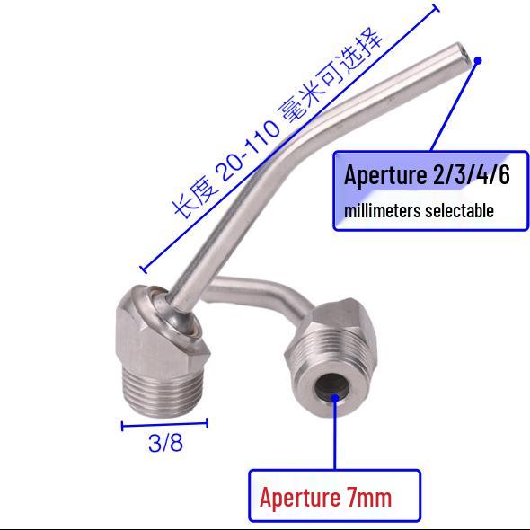 Stainless Steel High-Pressure Universal CNC Lathe Cooling Nozzle Head