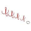 100PCS High Carbon Steel Treble Fishing Hooks Barbed Hook Set  Saltwater Fishing
