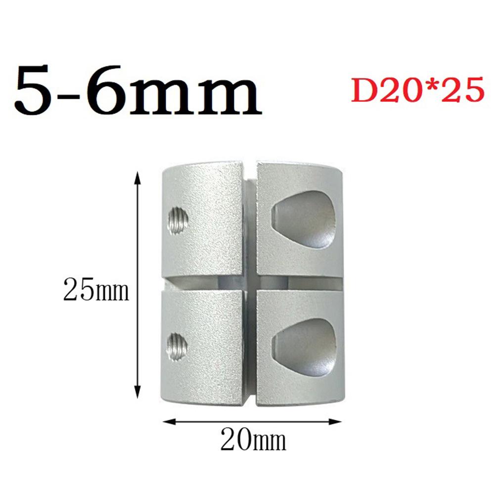 Coupling D20x25 for 3D Printers Aluminum Alloy Stepper Motor Part with Four Machine Screws and 90 Degree Design