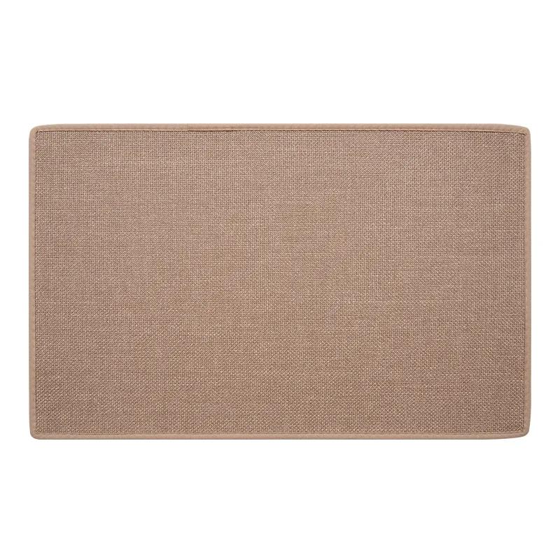 Lněný kuchyňský koberec Absorpční na vodu a olej Protiskluzový a odolný proti opotřebení Dlouhá podložka na podlahu Bez praní Omyvatelný koberec Odolný proti skvrnám