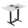Desk Stand Lifting Legs Multi-Purpose Portable Dinette Table Base Legs Easy Install Suitable For Caravan Outdoor Activities
