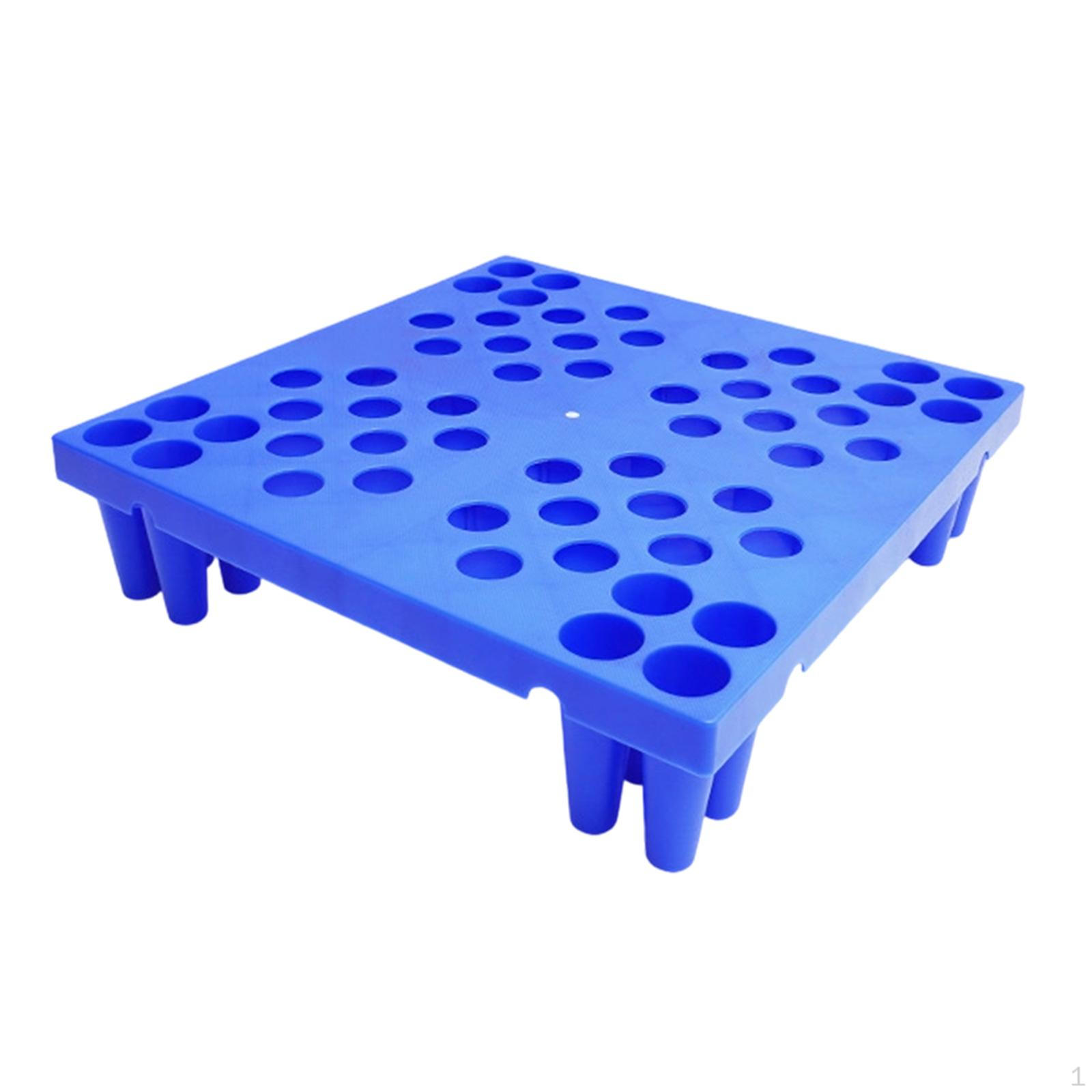Storage Platform for Pallets And Stacks in The Warehouse, Garage Or Supermarket синий