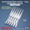 Expandable Aluminum Sewing Gauge for Precise Measurement and Marking in Sewing Crafts Woodworking and Pleating Applications