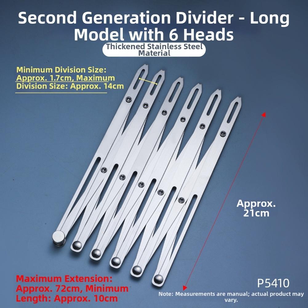 Expandable Aluminum Sewing Gauge for Precise Measurement and Marking in Sewing Crafts Woodworking and Pleating Applications