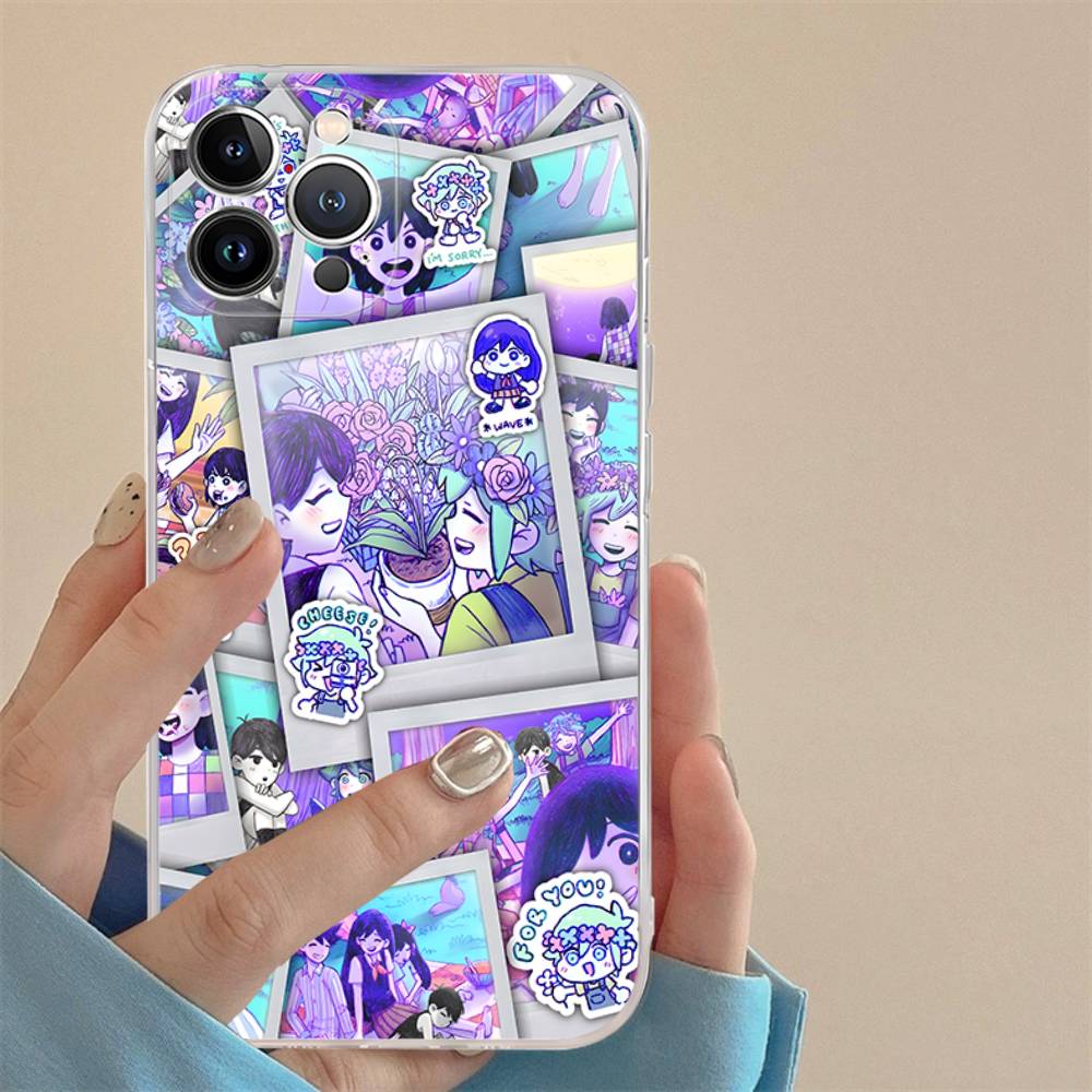 Game Omori For IPhone 17 16 15 14 13 12 11 Pro Max Plus Mini Funda For Transparent Cover