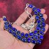 Lapis Lazuli Necklace Handmade Jewelry, 925 Solid Sterling Silver Necklace Designer Gemstone Jewelry Necklace, Gift For Mom