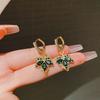 Fashion ins cold wind simple light luxury high-end ear buckle temperament geometric earrings women's small and versatile tide earrings