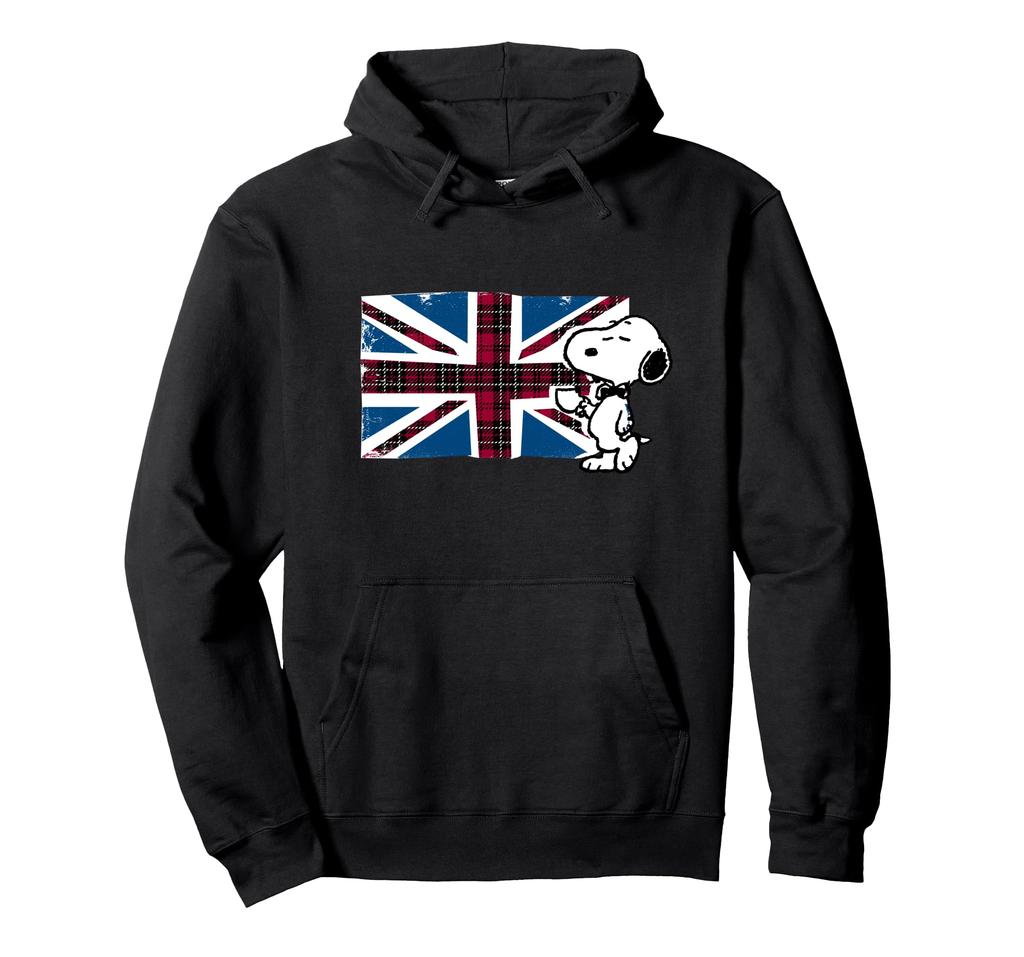Peanuts Snoopy Union Jack Tea Hoodie &