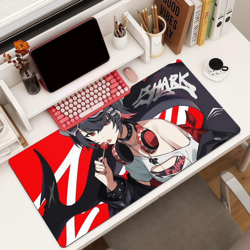 Ellen Joe Zenless Zone Zero Mouse Pad Square Office Gaming Desk Mat Waterproof Nonslip Rubber Decorative