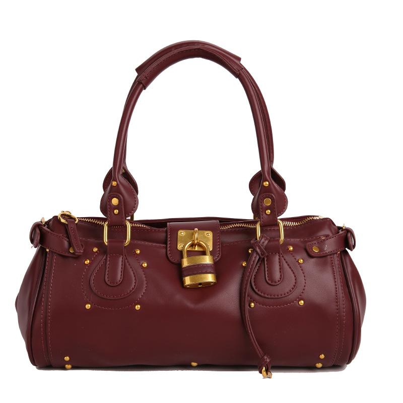 Nuova Borsa a Spalla, Borsa Retro da Motociclista, Design Elegante, Borsa da Mano, Borsa da Ascella per Pendolarismo e Shopping