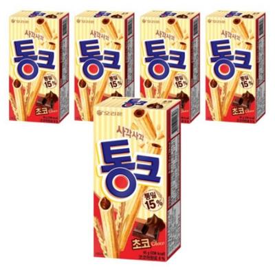 Orion Barras de Chocolate Tongkeu 5 unidades
