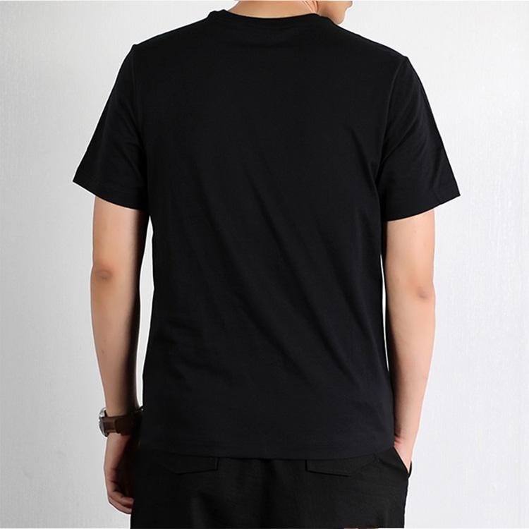 Nike Sportswear Swoosh Short Sleeve T-Shirt Men Tops Black BV7679-010