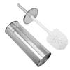 Toilet Brush and Vented Holder Set Stainless Steel Cleaning Brush for Bathroom Toilet