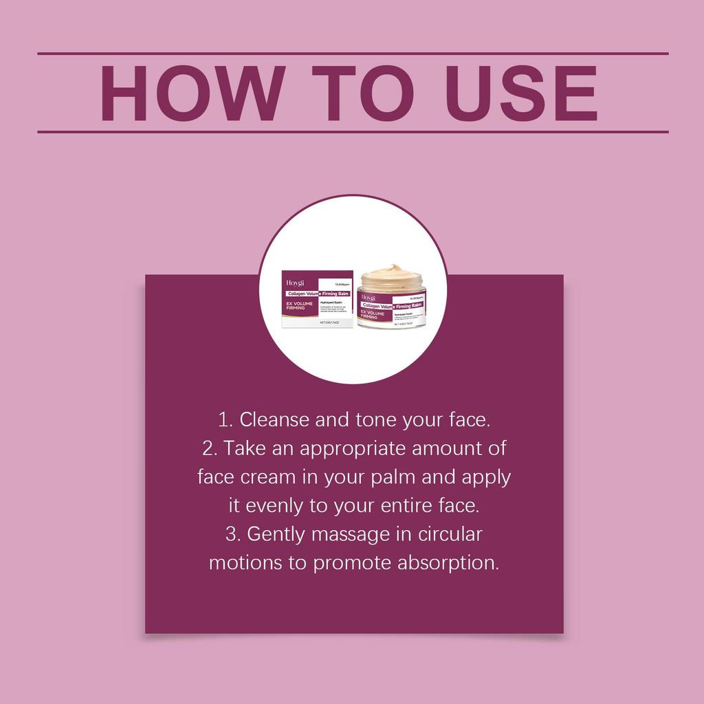 Calcium Collagen Moisturizing Cream Smooth texture, easy to absorb, gentle formula, various skin types, daily moisturization