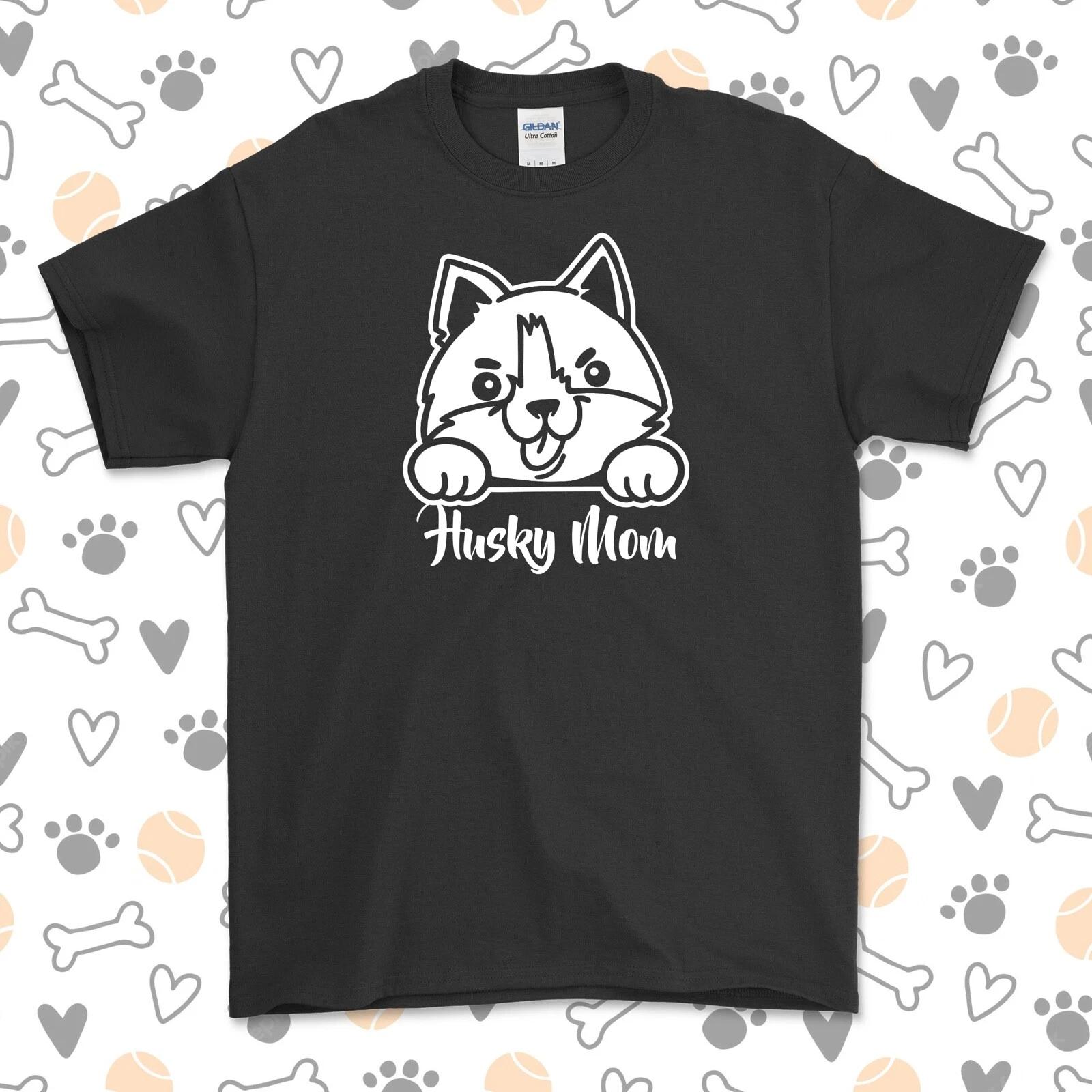 Husky Mom T-Shirt | Siberian Husky | Pick Your Color! | Dog Mom | 4XL