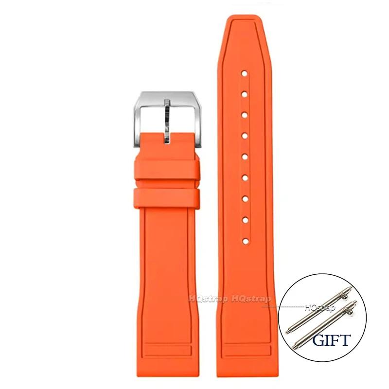 Rubber Strap for IWC Watchband for Big Pilot for Portugieser Women Men Quick Release Waterproof Sport Watch Band 20mm 21mm 22mm