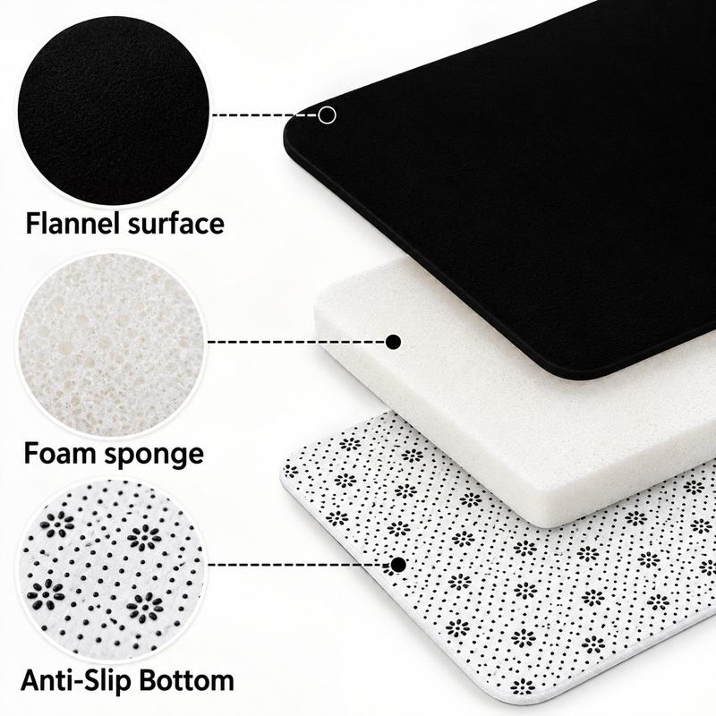 Personalized Among Us 3Pcs Flannel Toilet Mat Set Custom Text Bathroom Rug Non Slip