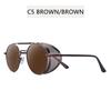 NEW Round Steampunk Sunglasses Men Women Fashion Metal Glasses Brand Design Vintage Sunglasses High Quality UV400