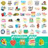 100 American Teachers' Day New Creative Car Body Water Cup Teachers' Day Graffiti Stickers