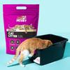 Absorberende siliconen kattenbakvulling petjet voor de kattenbak, niet-klontvormend, efficiënt PetJet