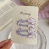 Summer Sequined Bow Flower Hairpin Sweet Children's Hair Accessories Do Not Hurt The Hair Side Bangs Hairpin Headdress Bb Clip