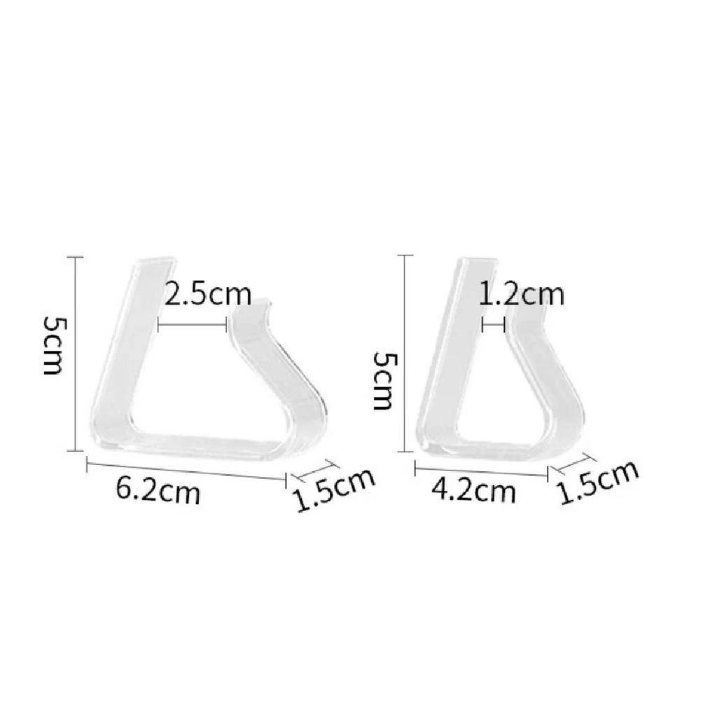4PCS Clear Tablecloth Clips Durable Plastic Table Cover Holders Windproof Clamps Securing Tablecloths Plastic Tablecloth Clips