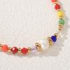 Multicolor Beaded Golden Freshwater Pearl Adjustable Bracelet for Women Bohemian Jewelry Gift