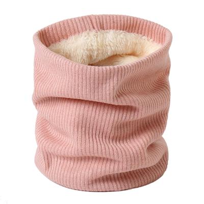 Autunno Inverno Bambini Copricollo Uomo Donna Plus Cashmere Caldo Fazzoletto da Collo Moda Tinta Unita Sciarpa Lavorata a Maglia Eleganza Decorazione