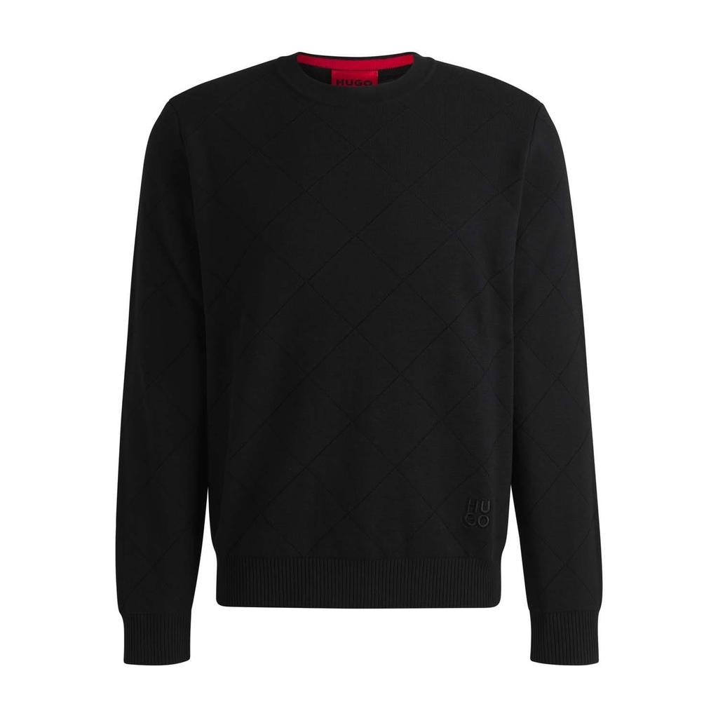 Hugo Mens Symond Square Knitted Sweatshirt