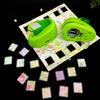 New Stamp Border DIY Punch Stamp Shape Craft Punch Embossing Machine Round Hole Punch Toothed Puncher Embosser Color Random