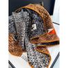 Summer new square scarf Korean silk wool mixed imitation square scarf silk scarf women's decoration small shawl scarf various wholesale