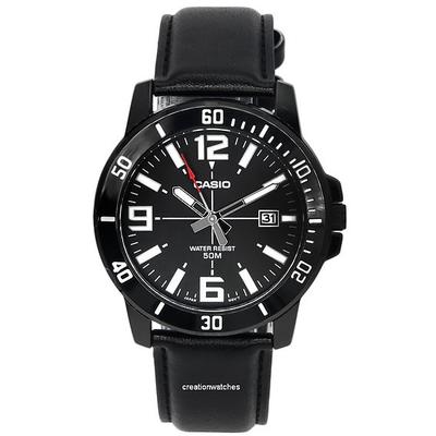 Enticer Analog Black Dial Quartz MTP-VD01BL-1B MTPVD01BL-1B Men's Watch
