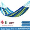 Canvas Hammock for Camping - Anti-rollover Design, Single/Double Person, Outdoor Swing with Curved Support