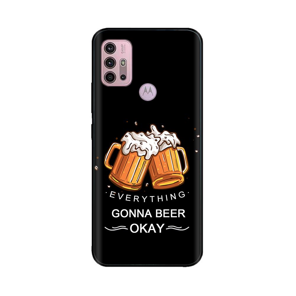 For Motorola Moto G20 Case XT2128-1 XT2128-2 Cover Cute Cartoon Painted Soft Silicone Phone Case For Moto G10 G30 G20 G60 Capa