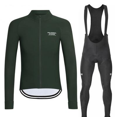Autumn and Winter Long-sleeved Cycling Shirt Mountain Road Cycling Suit Strap Set 2026 Autumn Breathable Cycling Suit Set