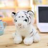 Adorable Cute Plush Tiger Animal Toy In White And Yellow For Kids And Collectors