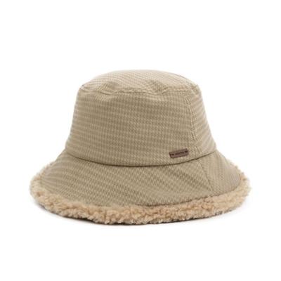 CAPTEN Cappello a Secchiello Poggle in Pelle Scamosciata Agatha [AG26UGC012]