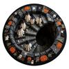 Halloween Round Velvet Area and Floor with 3D Effect for Indoor Decor