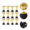 10PCS Gold Silver Bronze Awards Trophy Plastic Mini Honor Cup Statuette Decor Competition Soccer Small Prize Cup